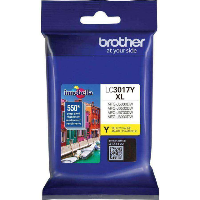 Tinta Brother LC3017Y - Amarillo | Para MFC-J6930DW / MFC-J6530DW / MFC-J5330DW / MFC-J6730DW | 550 Páginas, modelo , Tintas Brother