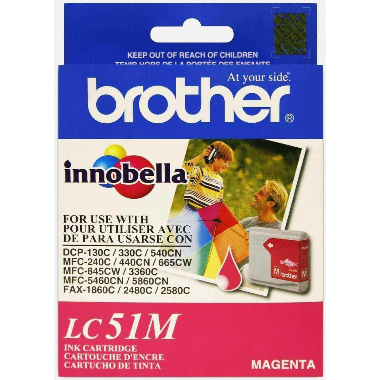 Tinta Brother LC51M Magenta, modelo , Tintas Brother