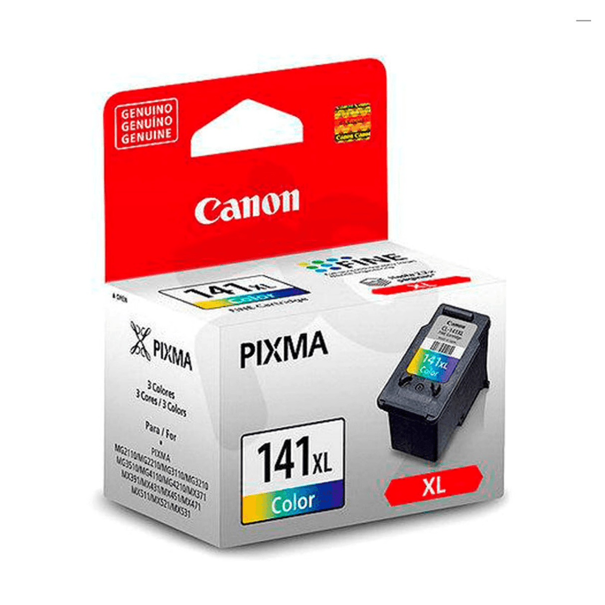 Tinta Canon CL-141XL | Para Pixma MG2110 / MG3610 / MG4110 / MX371 / MX521 | 400 Páginas, modelo , Tintas Canon