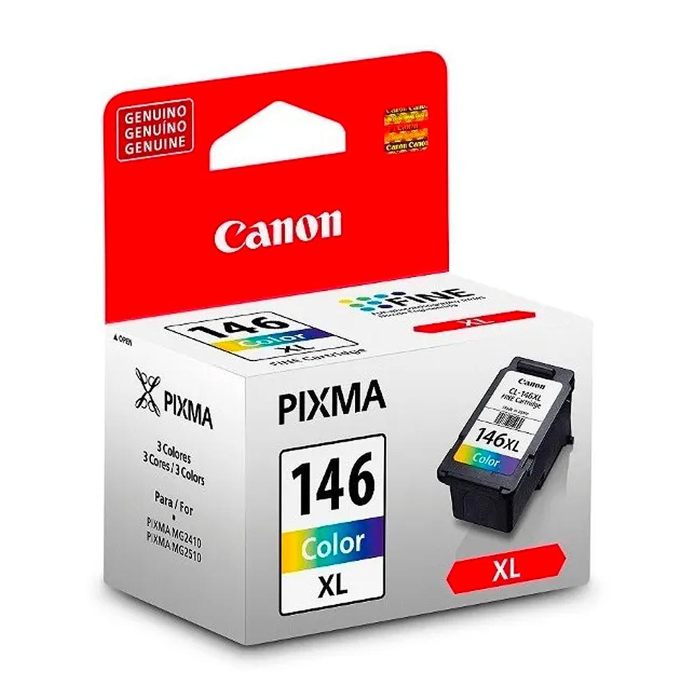 Tinta Canon CL-146XL Color | Para MG2410 / MG2510 / MG3010 / iP2810 / TS3110 / TS3610 | 300 páginas, modelo , Tintas Canon
