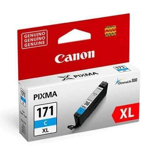 Tinta Canon CLI-171XLC CYAN | Para Canon Pixma MG5710 / MG6810 / MG7710 / TS5010 / TS6010, modelo , Tintas Canon