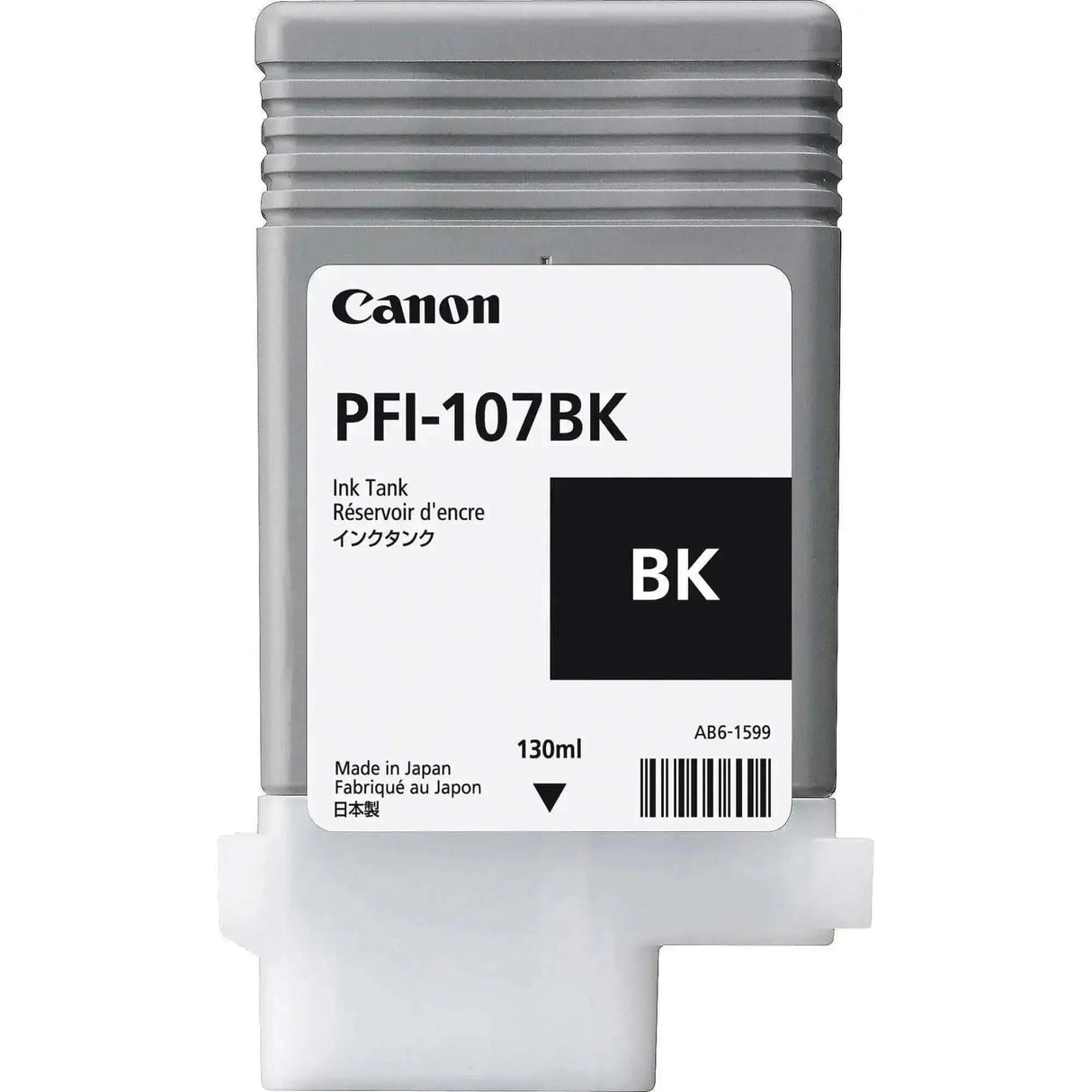 Tinta Canon Pfi-107Bk Black Ink Cartridge | Para imagePROGRAF iPF680 / iPF685 / iPF785 / iPF670 / iPF770 / iPF780, modelo , Tinta Canon Ploter