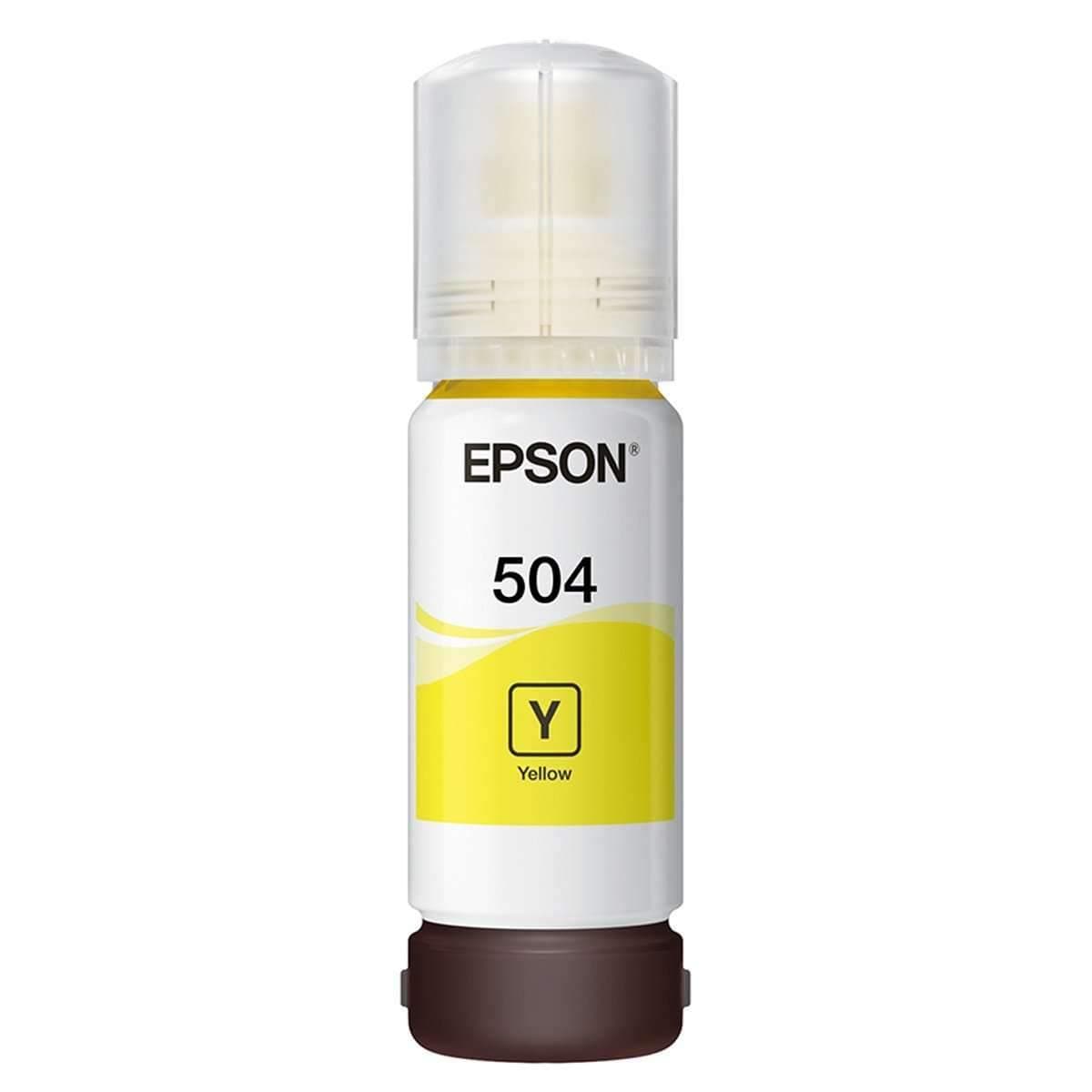 Tinta Epson T504420-AL -Yellow | Ecotank L4150/L4160/L4260/L6171/L6270/L14150 | 6,000 Páginas, modelo , Tintas Epson