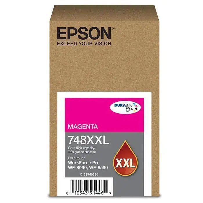 Tinta Epson - T748XXL320 - 748XXL Magenta | WorkForce Pro WF-6090/WF-6590, modelo , Tintas Epson