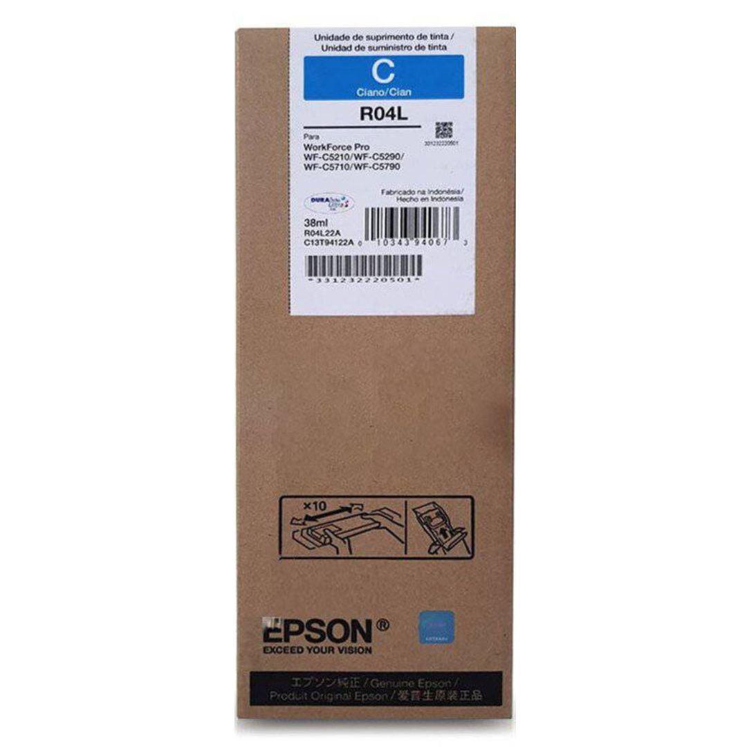 Tinta Epson T941220-AL Cyan | WorkForce WF-C5210/WF-C5290/WF-C5710/WF-C5790 | 5,000 Páginas, modelo , Tintas Epson