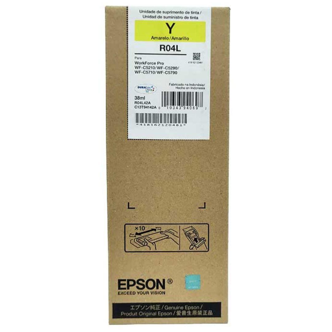Tinta Epson T941420-AL Yellow | WorkForce WF-C5210/WF-C5290/WF-C5710/WF-C5790 | 5,000 Páginas, modelo , Tintas Epson