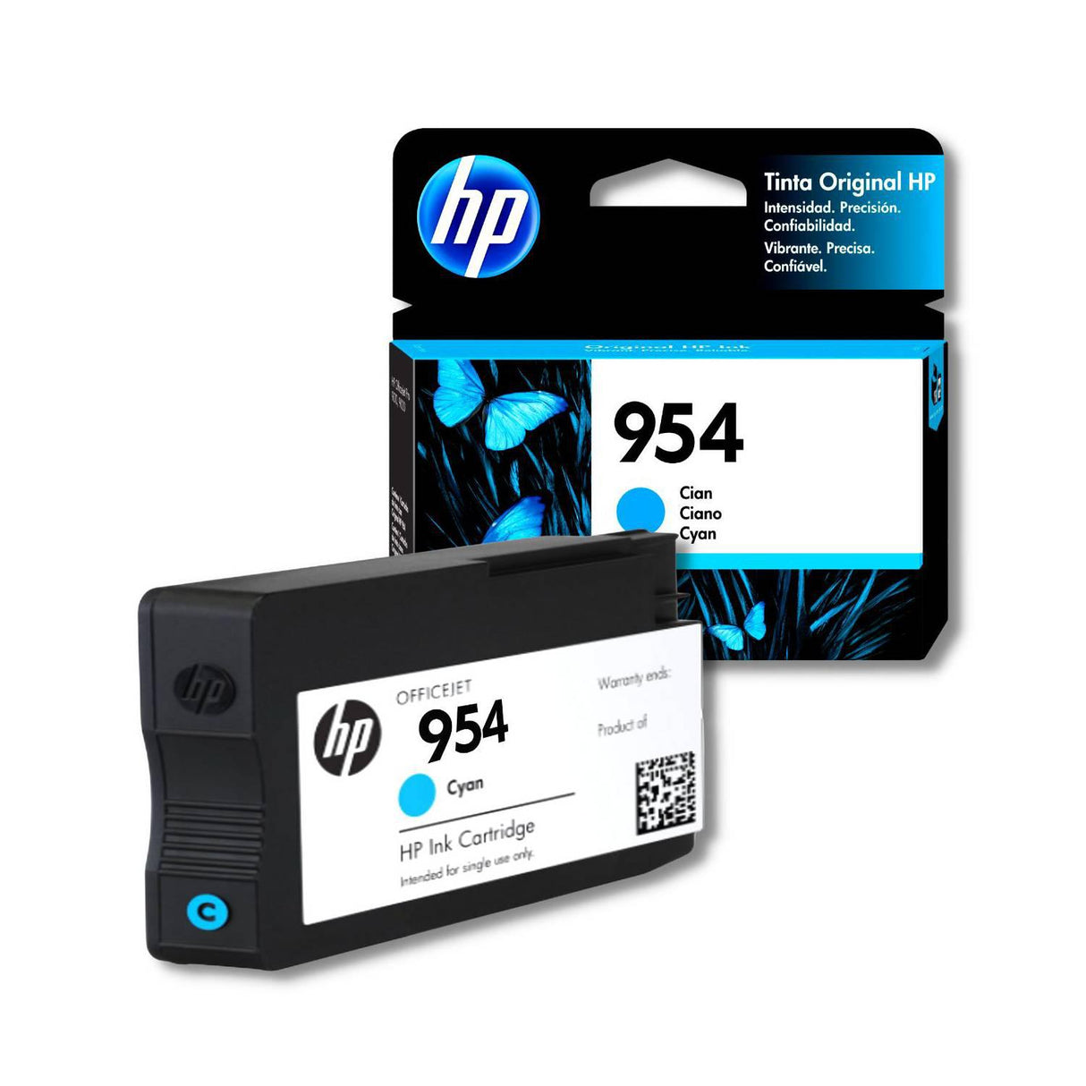 Tinta HP 954A Cyan | 700 paginas | L0S50AL | OfficeJet Pro 7740/8210/8710/8720/8740, modelo , Tintas Hp