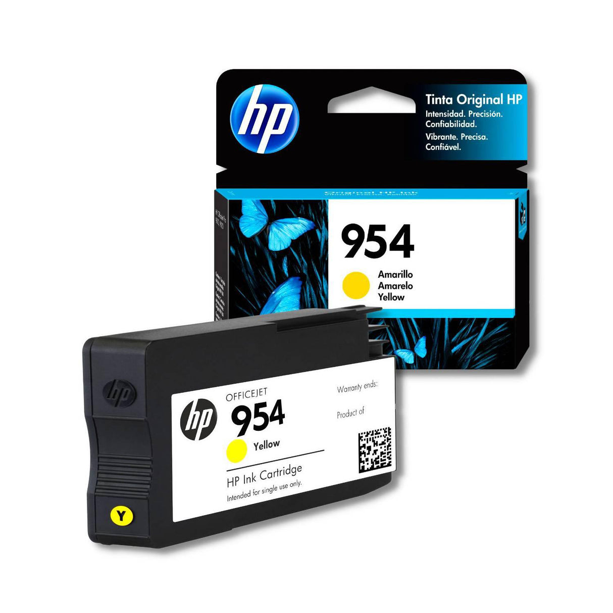 Tinta HP 954A Yellow | 700 paginas | L0S56AL | OfficeJet Pro 7740/8210/8710/8720/8740, modelo , Tintas Hp