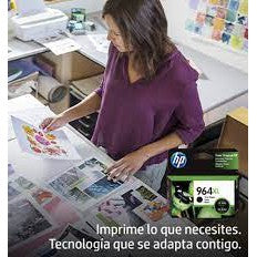 Tinta HP 964XL Negra - 3JA57AL | OfficeJet Pro 9010 / 9020, modelo , Tintas Hp