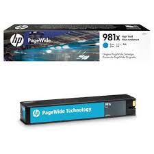 Tinta Hp 981X Pagewide- L0R09A-Cyan, modelo , Tintas Hp