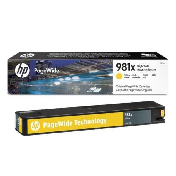 Tinta Hp 981X Pagewide- L0R11A-Amarillo, modelo , Tintas Hp
