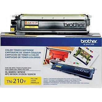 Toner Brother TN-210Y | TN210Y | Para HL-3040CN / HL-3045CN / HL-3070CW / HL-3075CW / MFC-9010CN / MFC-9120CN / MFC-9125CN / MFC-9320CW / MFC-9325CW, modelo , Toners
