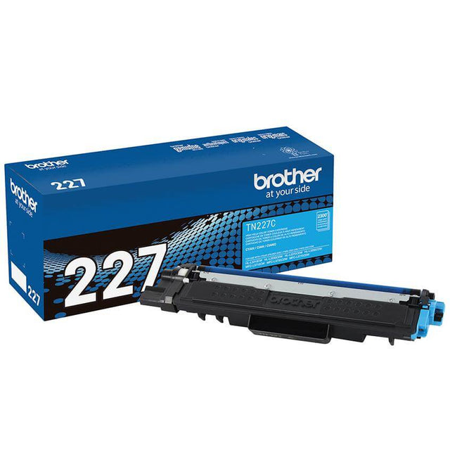 Toner Brother TN-227C | TN227C Cyan | Para HL-L3210CW / HL-L3230CDW / HL-L3270CDW / HL-L3290CDW / MFC-L3710CW / MFC-L3750CDW / MFC-L3770CDW | 2,300 paginas, modelo , Toners