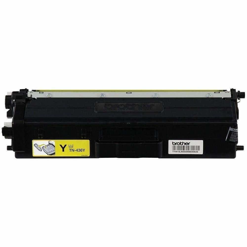 Toner Brother TN-436Y Alto Rendimiento Amarillo | TN436Y | Para HL-L8360CDW / HL-L8360CDWT / HL-L9310CDW / MFC-L8900CDW / MFC-L9570CDW, modelo , Toners