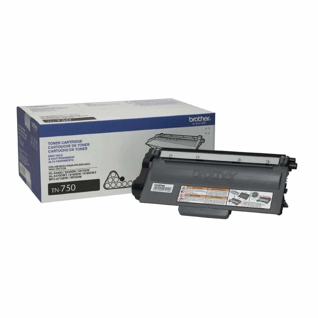 Toner Brother TN-750 | TN750 | Para DCP-8110DN / DCP-8150DN / DCP-8155DN / HL-5440D / HL-5450DN / HL-5470DW / HL-5470DWT / HL-6180DW / HL-6180DWT / MFC-8510DN / MFC-8710DW / MFC-8810DW / MFC-8910DW / MFC-8950DW / MFC-8950DWT, modelo , Toners