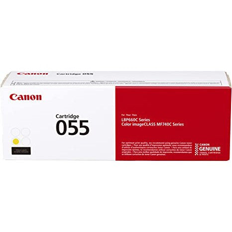 Toner Canon 055 Yellow | Para ImageClass MF743Cdw / MF741Cdw / MF745Cdw / MF746Cdw / LBP664Cdw, modelo , Toners