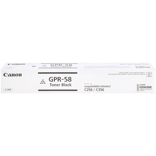 Toner Canon GPR-58 Negro | GPR58 para Canon ImageRUNNER C256 / C356, modelo , Toners
