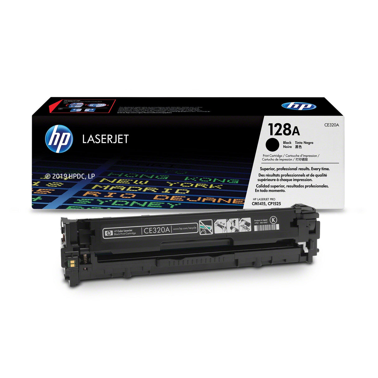 Toner Hp CE320A 128A negro | Para LaserJet Pro CM1415 / CP1525, modelo , Toners