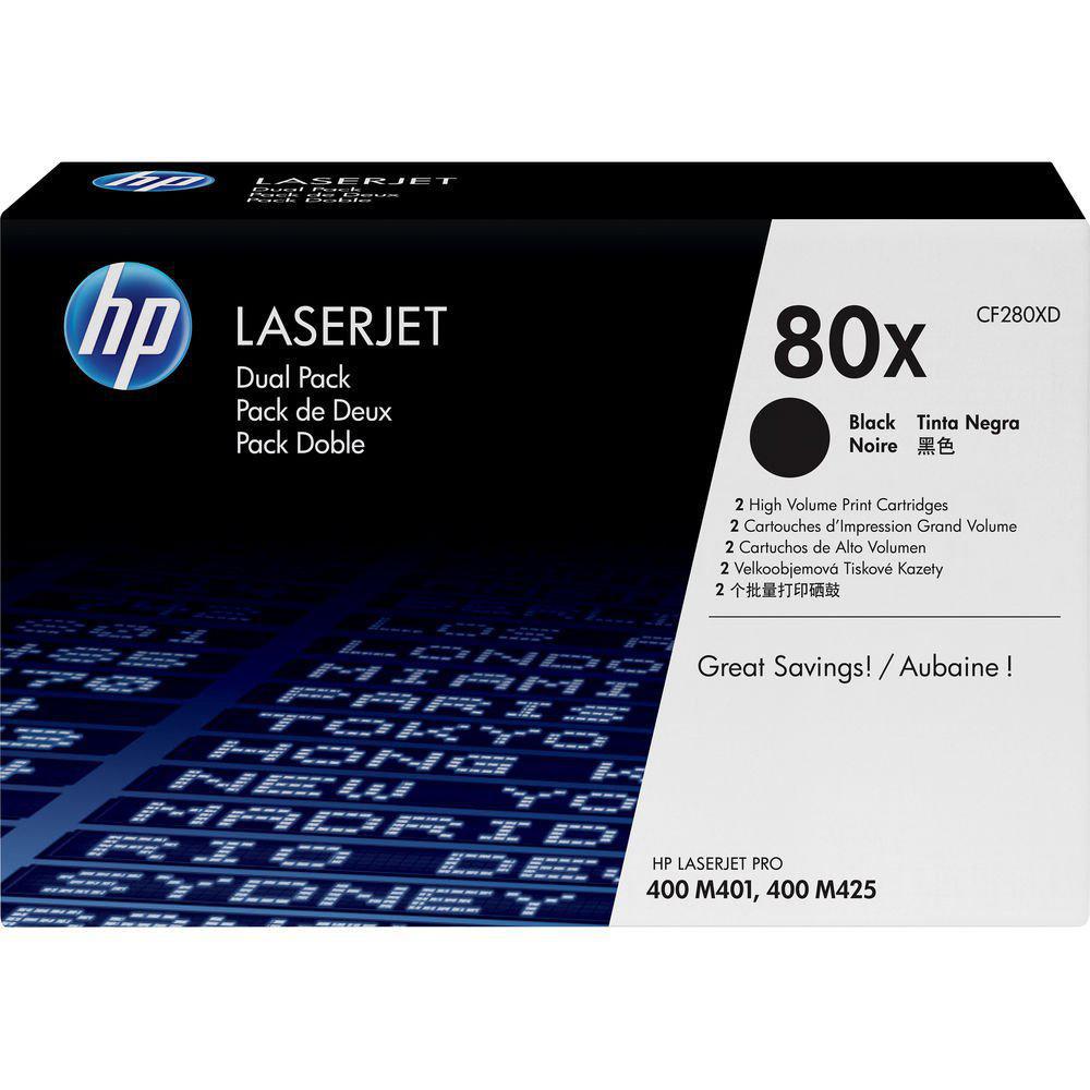 Toner Hp CF280X 80X | Para LaserJet Pro M401 / M425 | 6,900 páginas, modelo , Toners