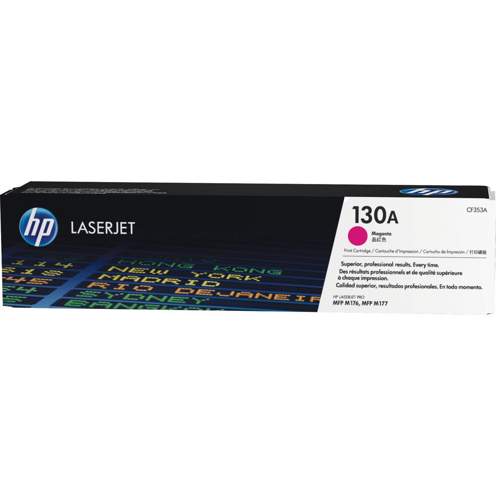 Toner Hp Cf353A 130A Magenta | Para LaserJet Pro M176 / M177 | 1,000 páginas, modelo , Toners