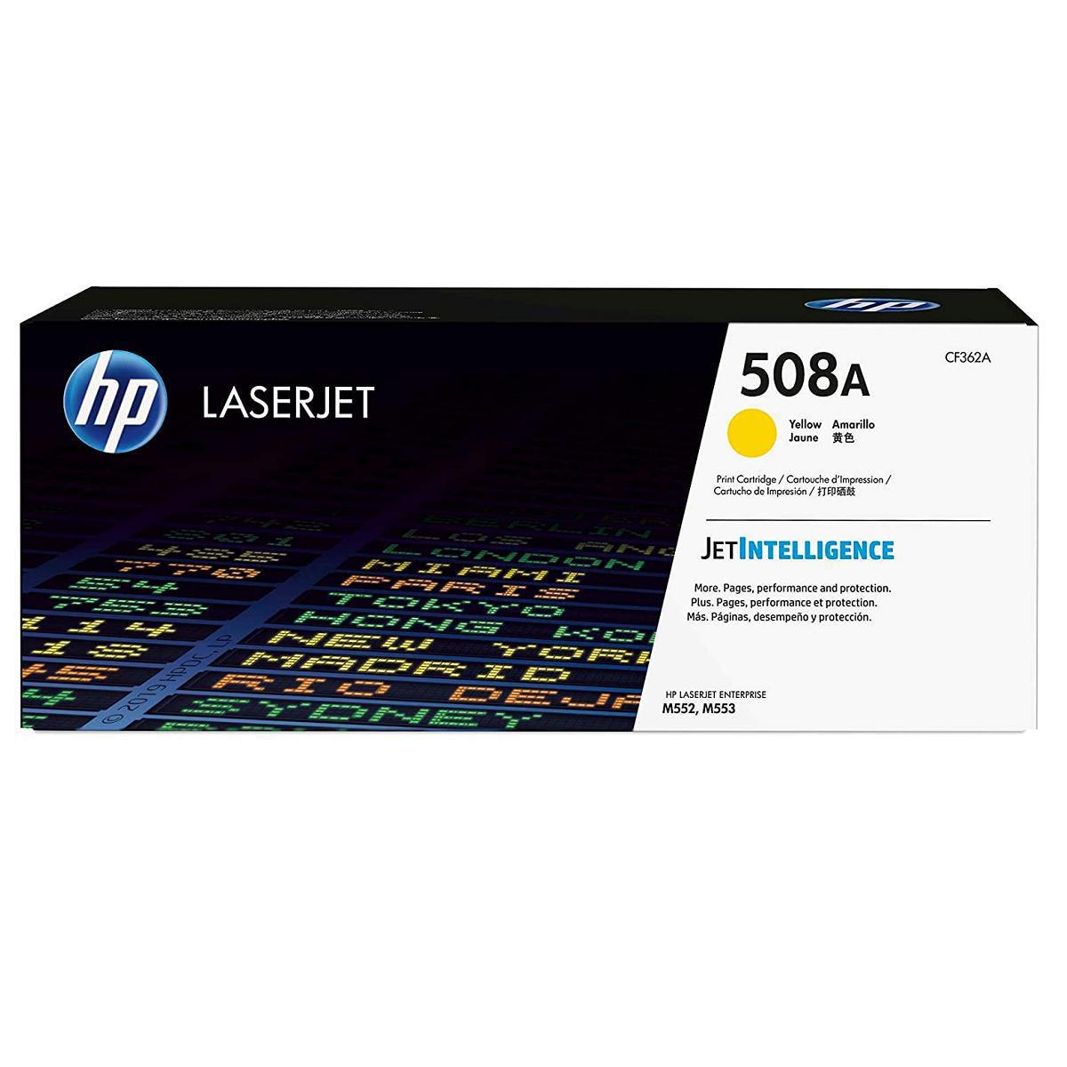 Toner Hp CF362A - Amarillo - 508A | Para LaserJet Enterprise M553 / M577 | 5,000 páginas, modelo , Toners