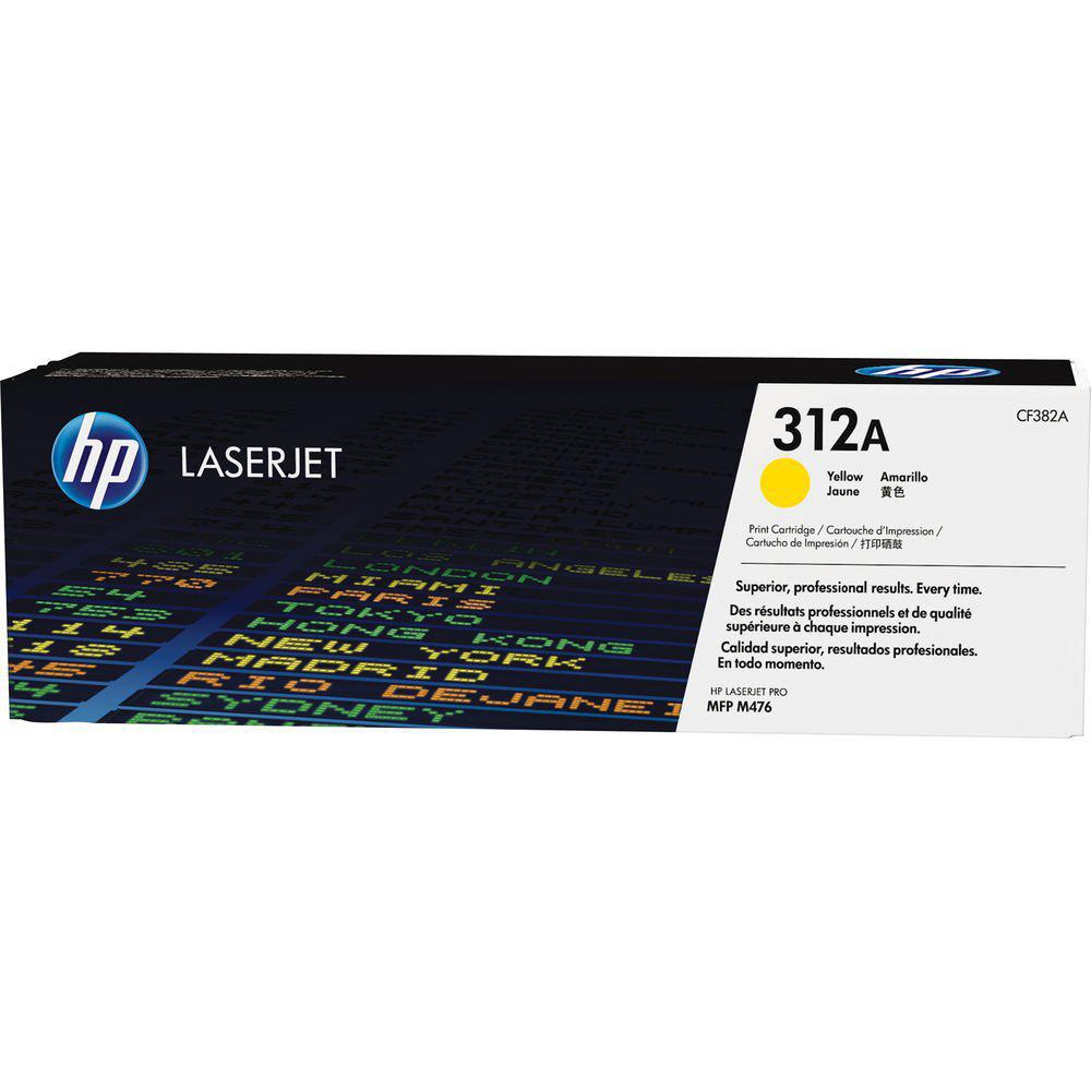 Toner Hp Cf382A 312A Amarillo | Para LaserJet Pro M476dw / M476nw / M476dn, modelo , Toners