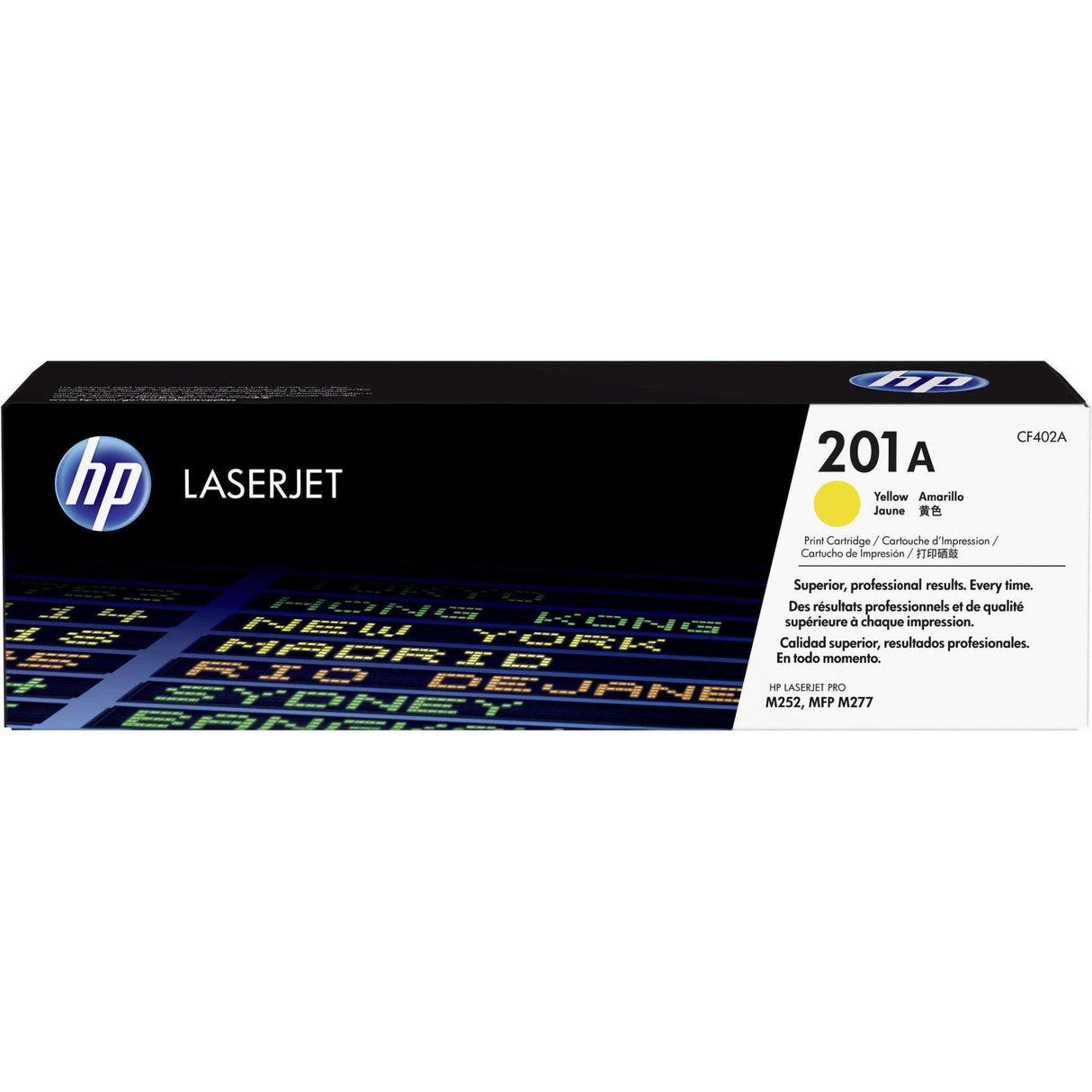 Toner Hp CF402A - 201A - Yellow | Para LaserJet Pro M252 / M277 | 1,400 páginas, modelo , Toners
