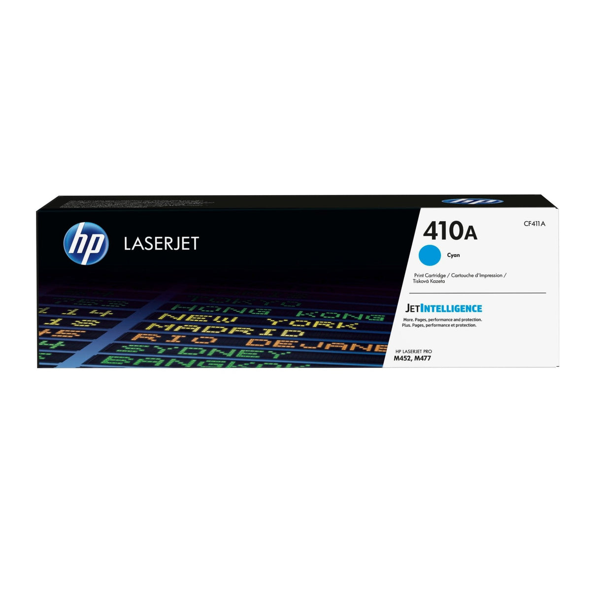 Toner Hp CF411A - 410A Cyan | Para LaserJet Pro M452 / M477 | 2,300 páginas, modelo , Toners