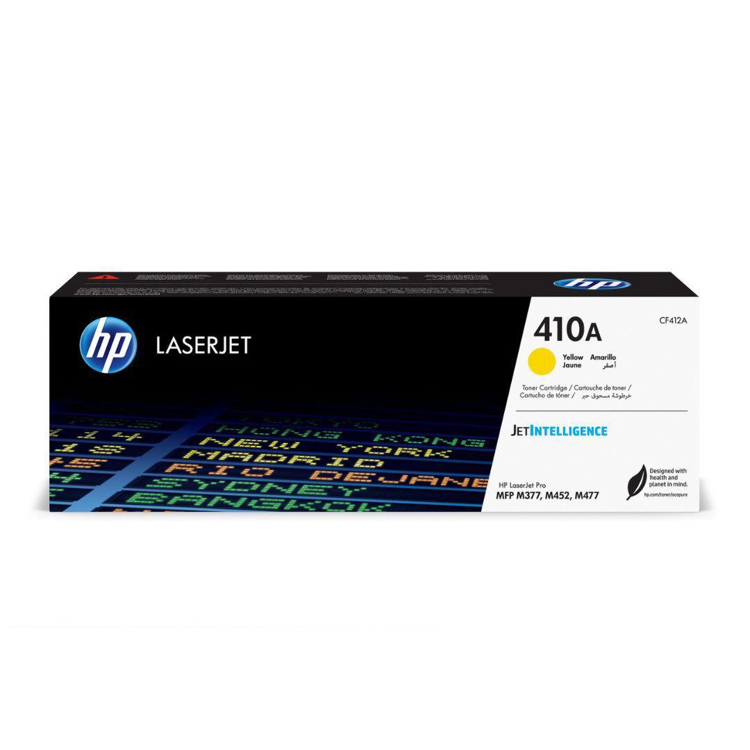 Toner Hp CF412A - 410A Amarillo | Para LaserJet Pro M452 / M477 | 2,300 páginas, modelo , Toners