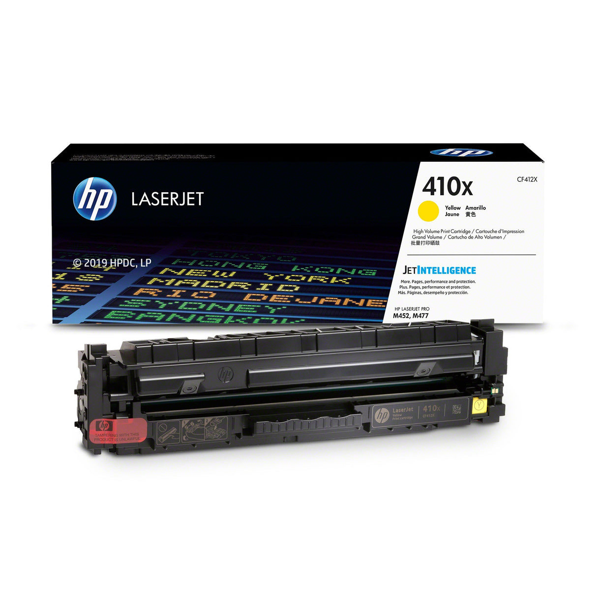 Toner Hp CF412X - 410X Amarillo | Para LaserJet Pro M452 / M477 | 5,000 páginas, modelo , Toners