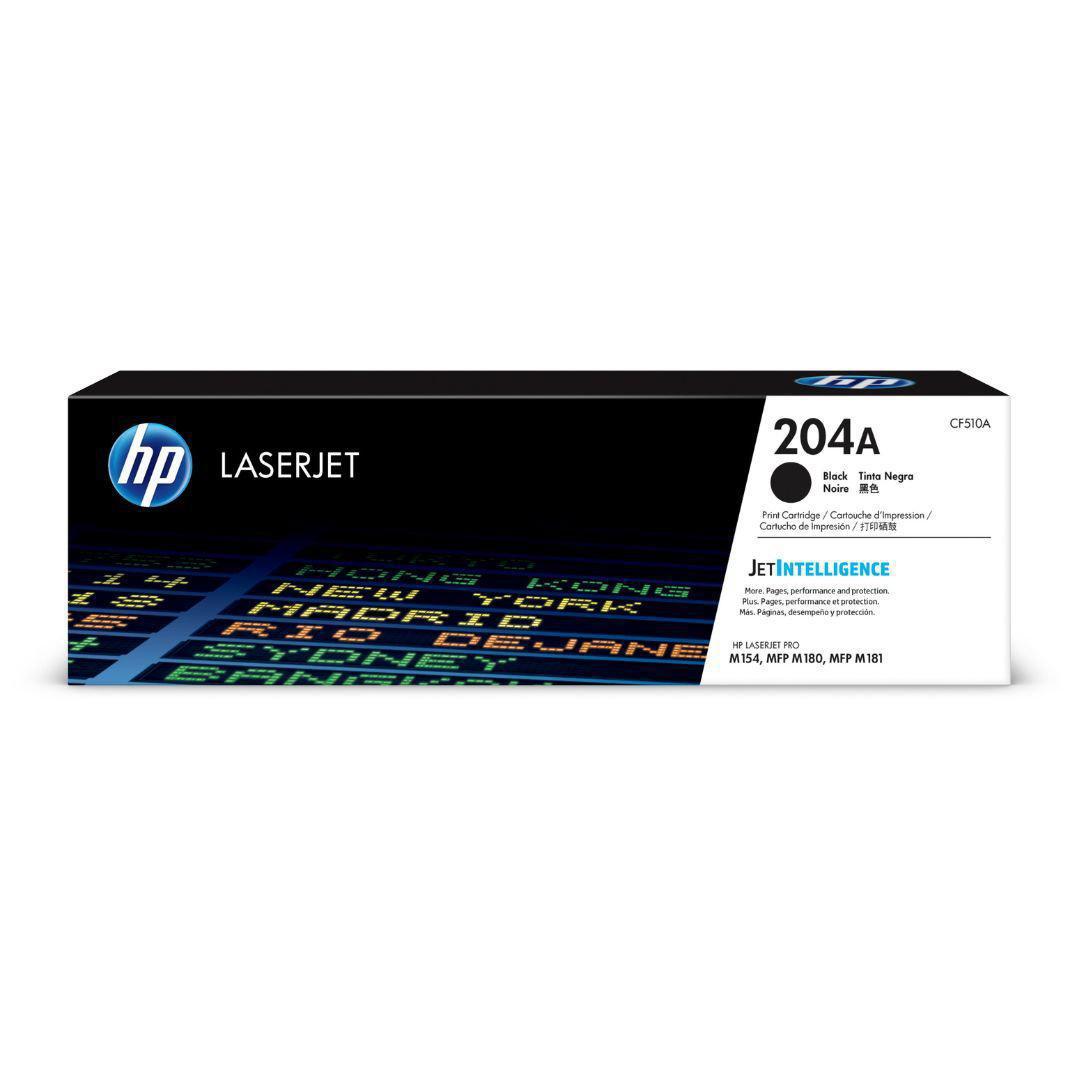 Toner Hp CF510A - 204A - Negro | Para LaserJet Pro M180 / M154 / M181 | 1,100 páginas, modelo , Toners
