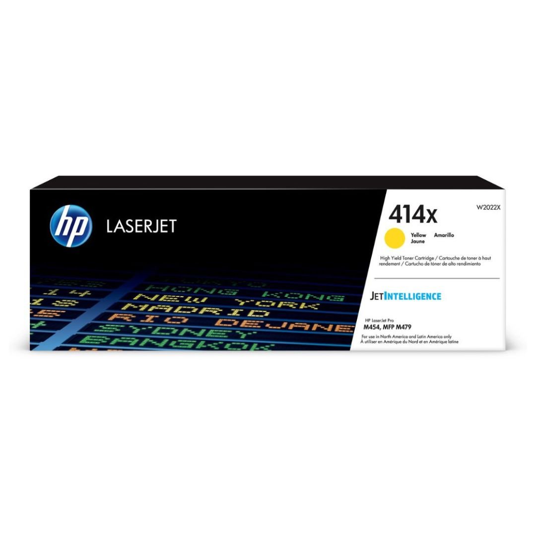 Toner Hp W2022X 414X - Yellow | Para LaserJet Pro M454 / M479 | 6,000 páginas, modelo , Toners