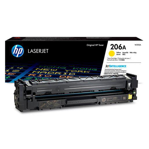 Toner Hp W2112A Amarillo - 206A | Para LaserJet Pro M255 / M282 / M283 | 1,250 páginas, modelo , Toners
