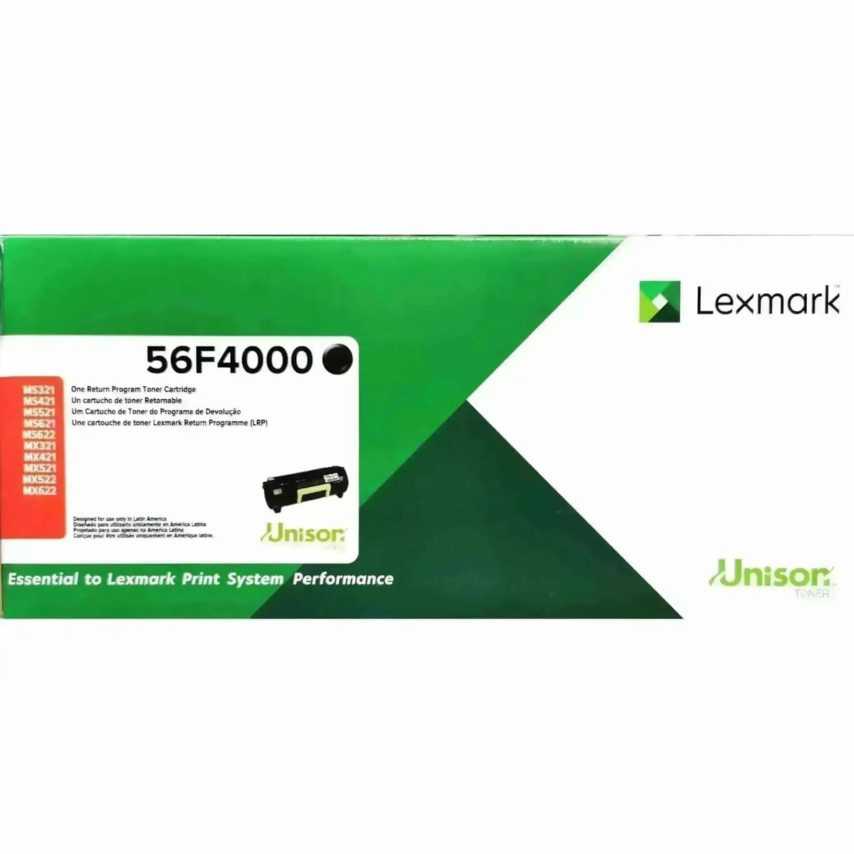 Toner Lexmark 56F4000 | Para MX622adhe / MX522adhe / MX521ade / MX421ade / MX321adn / MS622de / MS621dn / MS521dn / MS421dn / MS321dn, modelo , Toners