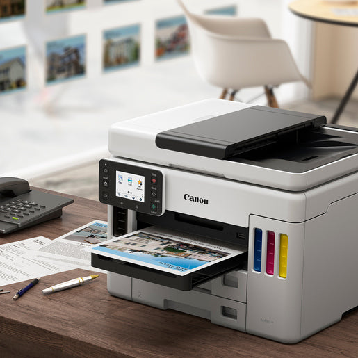 Impresora Canon MAXIFY GX7010 - Impresión Profesional - Inalámbrica - Conectividad Canon PRINT app - Alta Velocidad - 2,7” LCD Táctil - 45 ppm negro y 25 ppm color