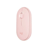 Mouse (Raton) Logitech Pebble M350-Rosado | Bluetooth