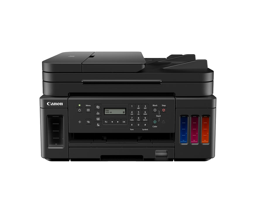 Impresora Multifuncional Canon Pixma G7010 - Depósito de Tinta Recargable - Conectividad Wi-Fi/LAN Inalámbrica - Escáner ADF - Fax Super G3