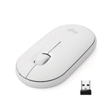 Mouse (Raton) Logitech Pebble M350 Blanco | Bluetooth