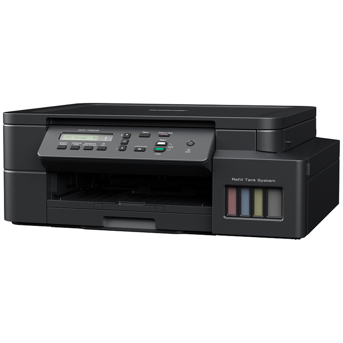 Impresora Multifuncional Brother DCP-T520W - Tinta a Color - Inyección de Tinta - Velocidad 30 ppm Negro/12 ppm Color - Conectividad Inalámbrica