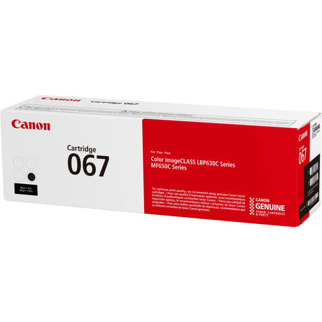 Toner Canon 067 Negro | Para imageCLASS LBP632Cdw / MF656Cdw