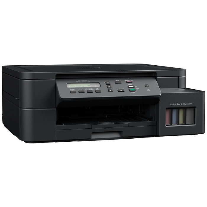 Impresora Multifuncional Brother DCP-T520W - Tinta a Color - Inyección de Tinta - Velocidad 30 ppm Negro/12 ppm Color - Conectividad Inalámbrica