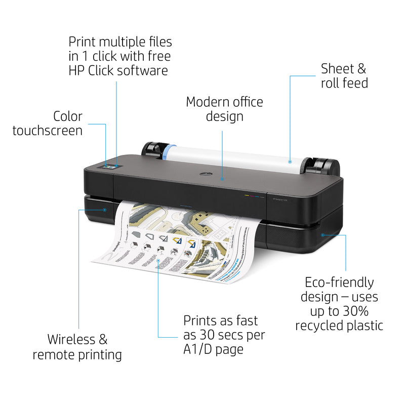 Plotter HP DesignJet T250 - 24 pulgadas - 5HB06A#B1K