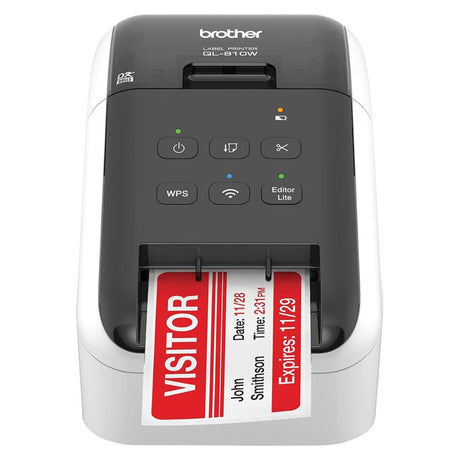 Impresora de Etiquetas Brother QL-810W - Imprime Negro y Rojo