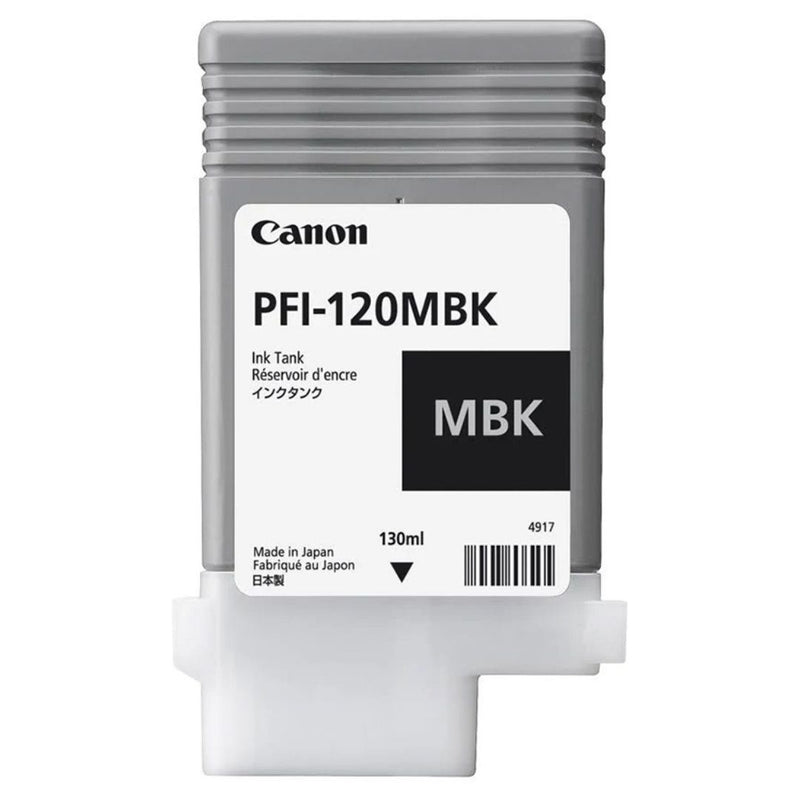 Tinta Canon PFI-120MBK Matte Black | Para imagePROGRAF TM-200 / TM-205 / TM-300 / TM-305