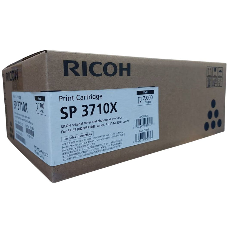 Toner Ricoh 408284 | Para SP 3710DN / SP 3710SF / M 320F / P 311 | 7,000 páginas