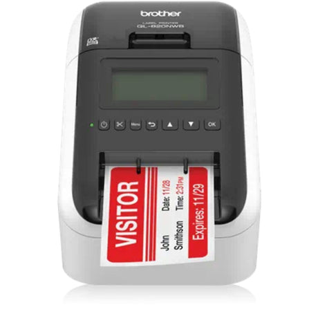 Impresora de Etiquetas Brother QL-820 nwb - Imprime Negro y Rojo
