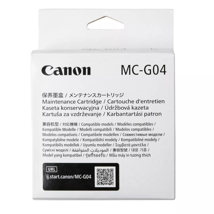 Cartucho de Mantenimiento Canon MC-G04 para Pixma G1130, G2170, G3170 y G4170 | 5813C001