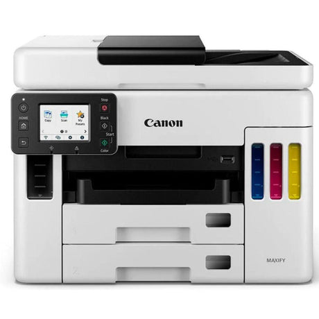 Impresora Canon MAXIFY GX7010 - Impresión Profesional - Inalámbrica - Conectividad Canon PRINT app - Alta Velocidad - 2,7” LCD Táctil - 45 ppm negro y 25 ppm color