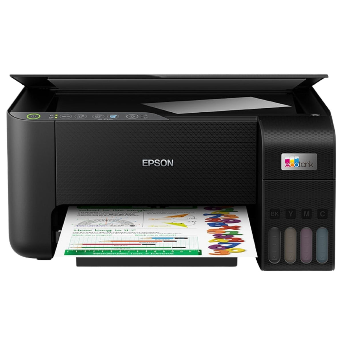 Impresora Epson EcoTank L3250: Multifuncional con Wi-Fi, imprime hasta 4.500 páginas en negro y 7.500 a color.