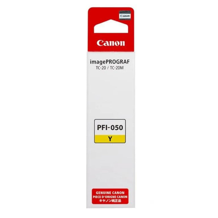Tinta Canon PFI-050Y Amarillo para imagePROGRAF TC-20/TC-20M